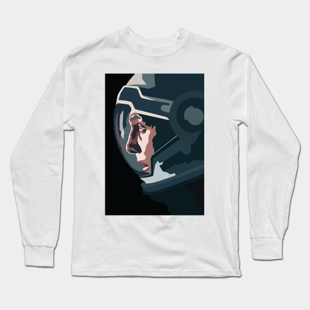 Interstellar Long Sleeve T-Shirt by StrayArte